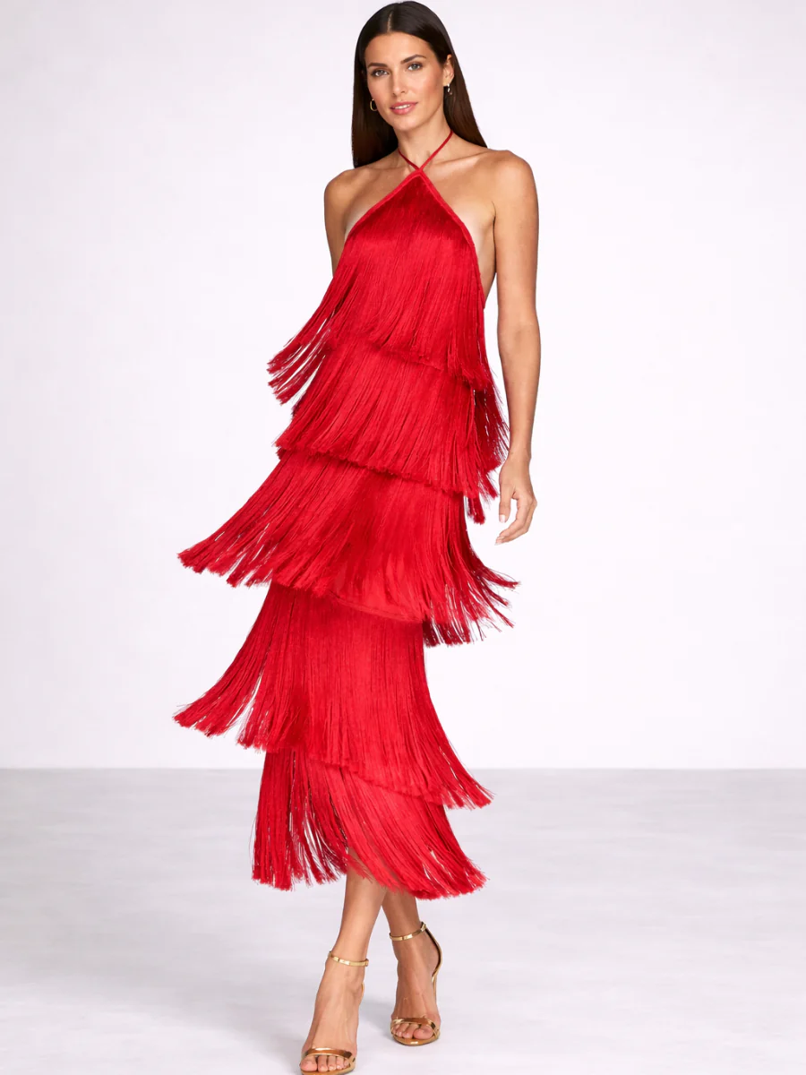 Vestido Maika™ | Glamour Dorado que Roba Todas las Miradas