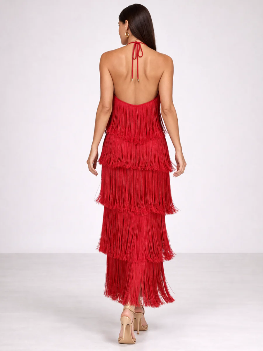 Vestido Maika™ | Glamour Dorado que Roba Todas las Miradas